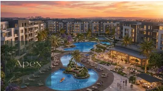 Lagoon and Landscape View Apartment with 12-Year Installments, Next to a 5-Star Hotel and on a Main Axis in the New Capital