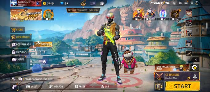 FREE FIRE ACCOUNT