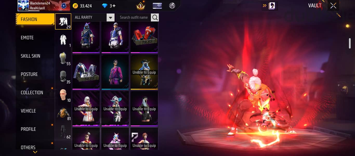 FREE FIRE ACCOUNT 3