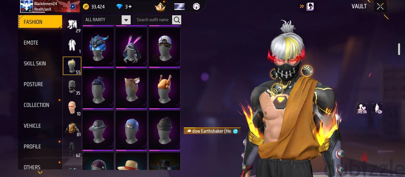FREE FIRE ACCOUNT 7