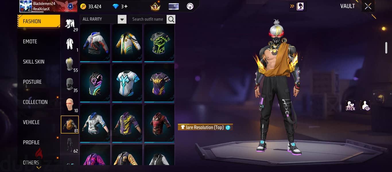 FREE FIRE ACCOUNT 13