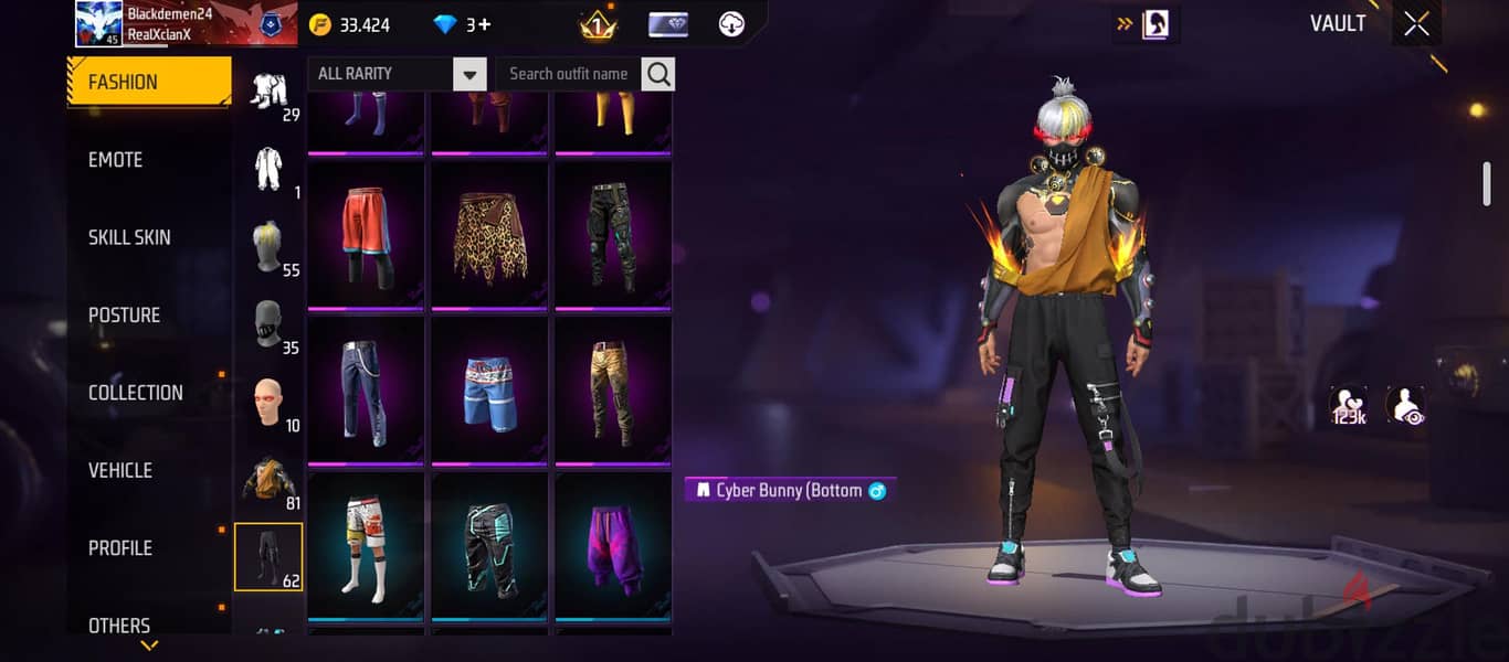 FREE FIRE ACCOUNT 16