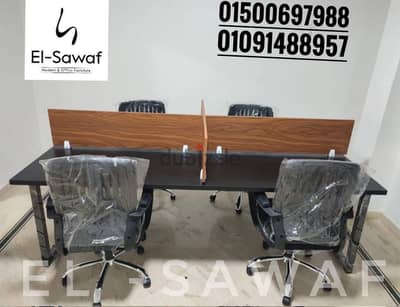 خلية عمل-ورك ستيشن خشب mdfاسباني- اثاث مكتبي-work station-partiton