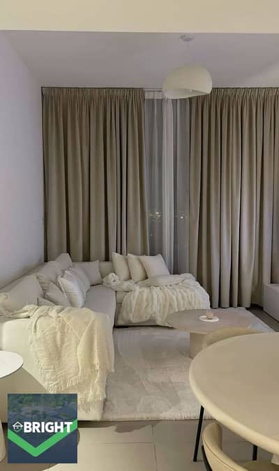 Sea & lagoon view chalet, 109 sqm + 73 sqm garden, fully finished, 3 bedrooms, prime location in Il Monte Galala, offered at the lowest market price.