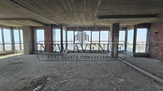 مكتب للايجار 608 متر علي التسعين الشمالي مباشرة التجمع الخامس   North 90 Street New Cairo