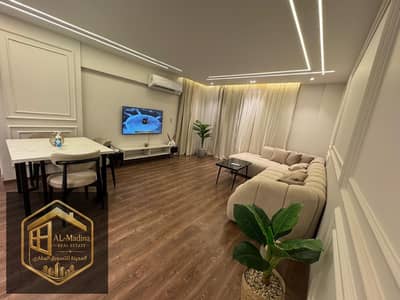 Apartment for rent, first residence, fully finished and furnished hotel in Al-Rehab
