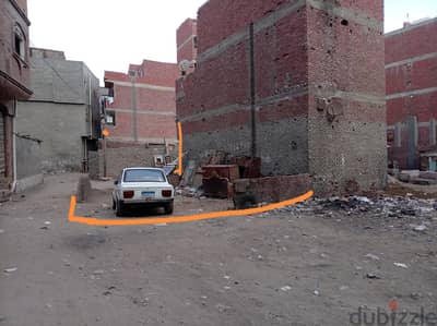 ارض مبان للبيع  120   متر في مدينة النهضه ( عزبة الصفيح سابقا)