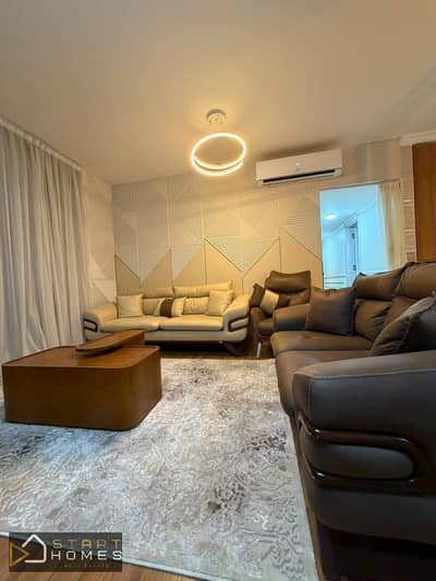 Furnished apartment for rent in Madinaty – B15; a very distinctive unit with a garden view.