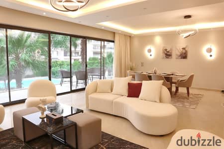 Apartment for rent in lake view compound fully furnished-occupied ultra super lux close to 90 street and all top restaurants,shopping malls