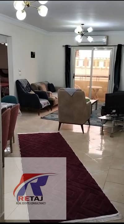 شقة للايجار المفروش – سوبر لوكس - فى موقع متميز بجاردينيا سيتى - بمدينة نصر