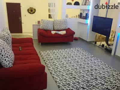 Apartment for sale 150m off Al-Hijaz, first floor, super luxurious finishing, corner balcony, 3 rooms, share of the land, licensed, signature verification