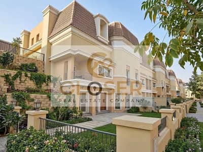 لسرعه البيع S Villa بخصم الكاش بافضل سعر دايركت ع طريق السويس بجوار مدينتي بكمبوند سراى ( Sarai )