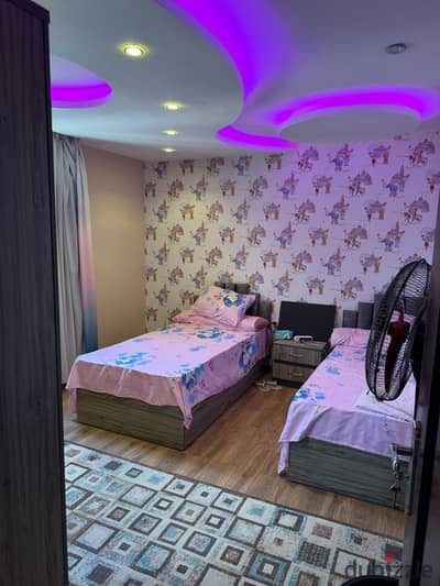 Available furnished studio for girls only in Compound Zizinia