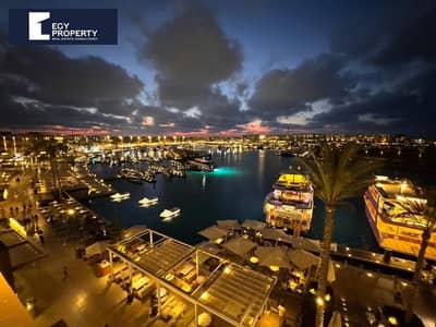 Marina And Sea View Luxury Chalet for Sale Fully Furnished in Marassi Marina Front - North Coast