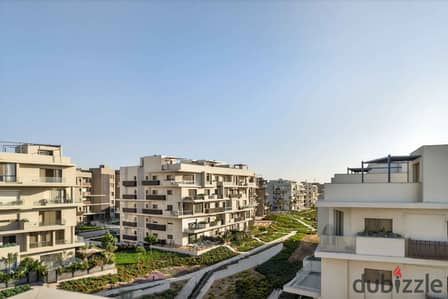 Luxury Rooftop Studio for rent in V Residence (Villette). Fully furnished hotel-style, includes utilities, Wi-Fi, weekly housekeeping & gym. EGP 108.5k