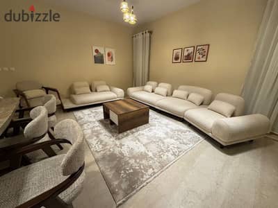 apartment for rent super modern fully furnished 191M prime location open view in compound mivida new cairo
