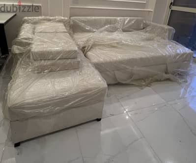 كنبة ركنة سرير مع ترابيزة