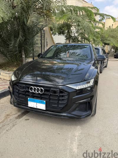 Audi q8 2023 heavily loaded 46,000km fully protected fabrika