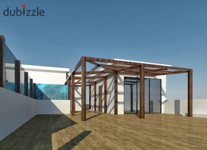 Prime Roof for sale! 40m master bedroom, 16m entry, 24m furnished pergola, 60m main terrace, 16m rear terrace + premium parking next to elevator.