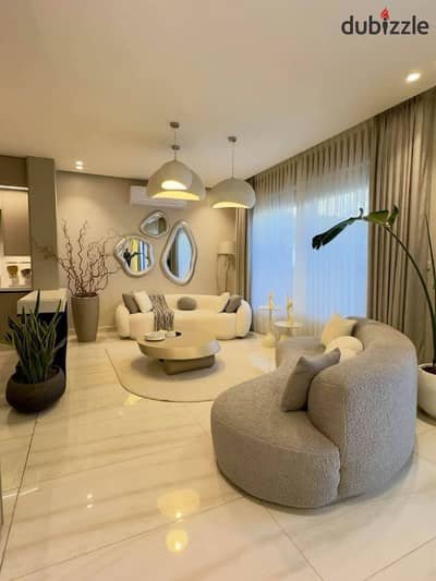 Furnished apartment first rental hotel building modern buildings 2025 for monthly rent Nasr City between Abbas and Makram close to all services, malls, cafes, restaurants, hospitals tourist location 3 rooms 2 bathrooms spacious reception fully air-conditioned high-speed Wi-Fi private intercom for the apartment chic building