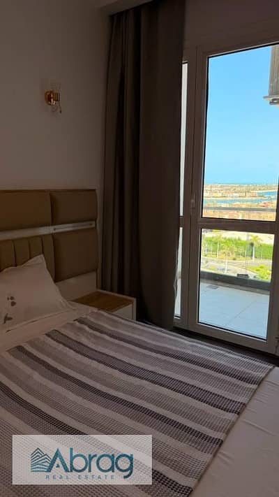 Furnished apartment in New Alamein (North Coast), Mazarine Compound, opposite the Rixos Hotel.