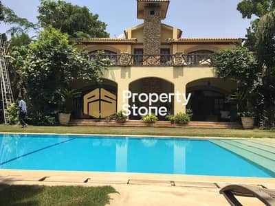 Villa for Sale – Katameya Heights | Golf Front Row | Fully Finished with ACs | Golf & Lakes View