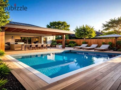 Villa with private pool and 125m² garden for sale—located opposite Beverly Hills in an exclusive villas-only compound in Zayed—available with a 10% do