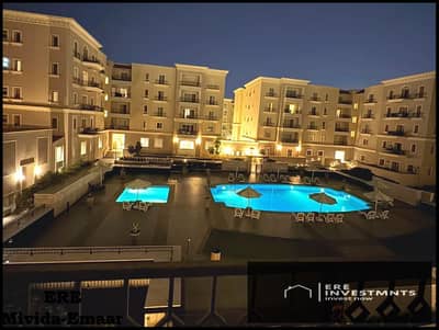 Apartment for sale Fully finished at prime location with Direct Pool view in Mivida New Cairo