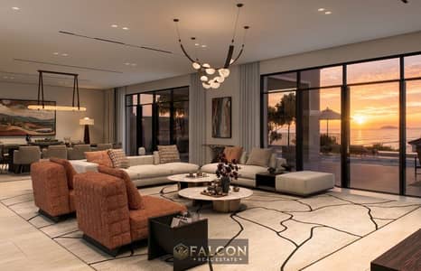 فـيـلا Panorama View علي مارينا اليخوت و البحر داخل A-Class Community في مدن راس الحكمه بالقرب من فوكا باي و سيزر و جون
