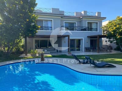 Hot Deal Large Villa with Pool 6BD Semi Furnished for Rent in Katameya Heights