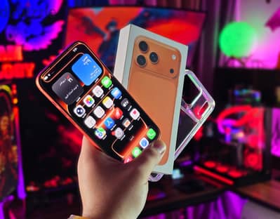 كالجديد iPhone 17 Pro Max 256GB  مدفوع الضريبة من أبلكيشن تليفوني eSIM
