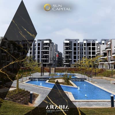 120 sqm apartment for sale in Sun Capital, ready for immediate delivery, with Pyramid views, in Tourist Capital near the Grand Egyptian Museum