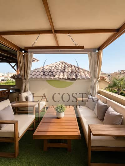 Quattro villa for sale in El Patio 6 La Vista compound featuring a prime location and an open view—in 6th of October City, near the 26th of July Axis