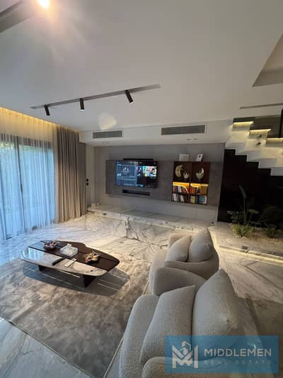 town house corner Fully Finished with Luxurious Finishes ready to move under market price hyde park new cairo