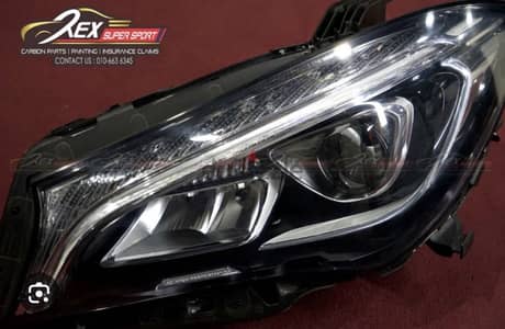 CLA 180 model 2022 head lamp light lift side
