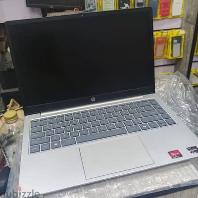 لابتوب HP 14 بوصة - رايزن 5، رام 8، مساحة 512 SSD (جديد)