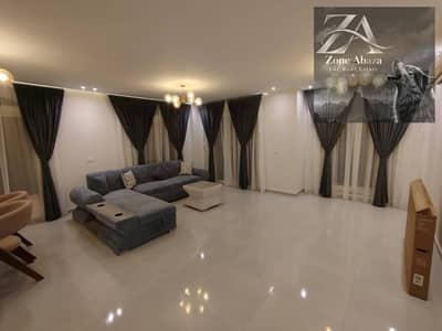Furnished 2-bedroom apartment for rent in Stone Residence Compound, Katameya, Cairo, with kitchen.