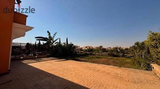 Lowest price for rent Fully finished twin house 4 bedrooms view landscape and lakes  bahary in layan fifth settlement