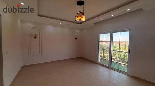 Lowest price for rent Fully finished twin house 4 bedrooms view landscape and lakes  bahary in layan fifth settlement