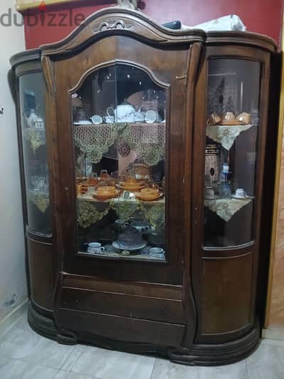 نيش خشب عمولة كبير 2 متر × 2.10 متر بالمرايات