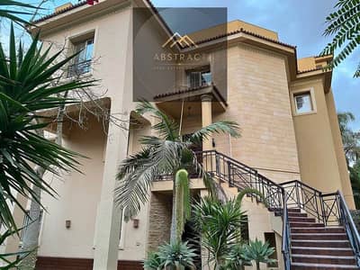 Villa for sale – Katameya Heights | First row on the golf course | Fully finished with air conditioning | Golf and lake view