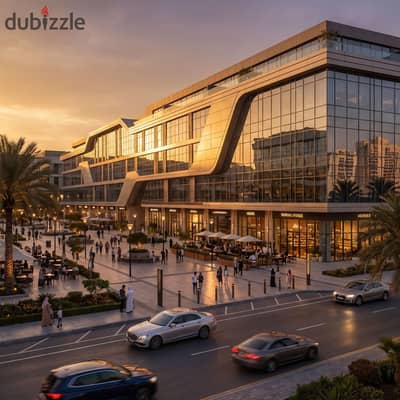 Own your commercial unit in El Nasr Square, Hadayek October, with just 30% down payment and extended payment plans.