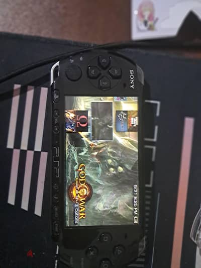 psp 3000 with accessories