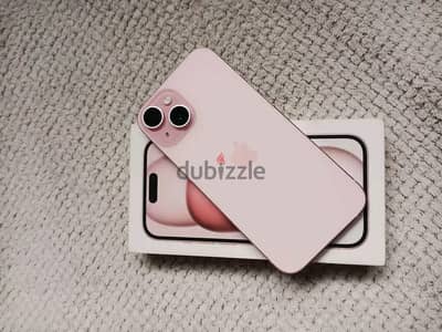 Iphone 15  128g M معفي ضريبه علبه عربي انجليزي  43000
