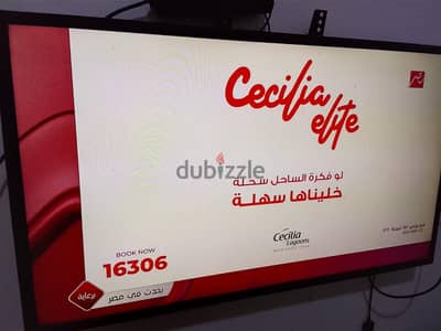 شاشه سامسونج اسمارت 55 بوصه استعمال بحاله ممتازه