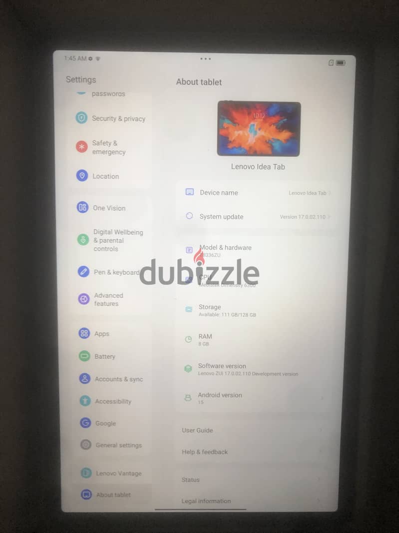 Lenovo idea tab 2