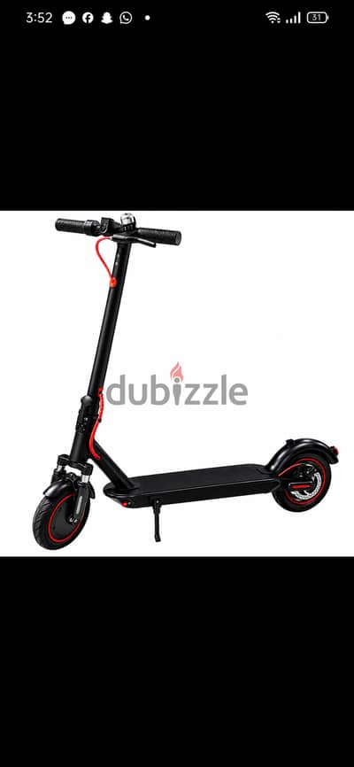 scooter electric light use