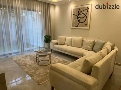 Apartment with a Private Garden for Rent at Lake View Residence
