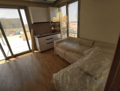 Furnished Studio for Rent in Palm Parks with 200m Terrace | Pool View
