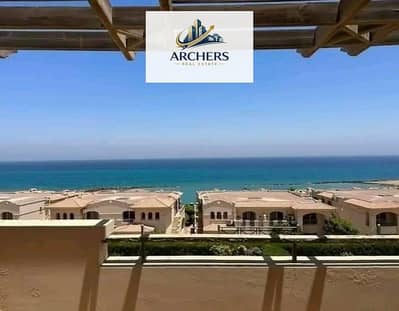 Chalet for sale with a panoramic sea view at the lowest market price—La Vista 6, Ain Sokhna.